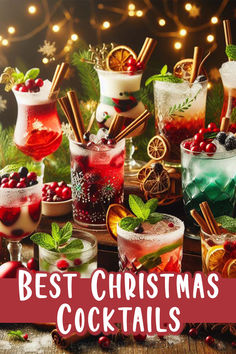 Explore 20 festive Christmas cocktails from classic Hot Toddy to Christmas Cosmopolitans. Perfect for celebrations. Christmas Cosmopolitan, Hot Christmas Drinks, Kahlua Hot Chocolate, Christmas Beverages, Hot Spiced Cider, Best Christmas Cocktails, Cocktails Christmas, Classic Eggnog, Holiday Sangria