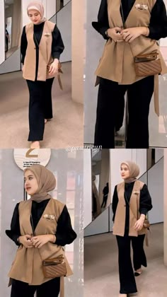 Ootd Outdoor Hijab, Vest Outfits Hijab, Ootd Kulot Jeans, Ootd Kulot, Jeans Hijab, Outfit Ngampus