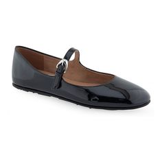 Step into sophisticated style with these Aerosoles Perry women's Mary Jane flats. Click this FOOTWEAR GUIDE to find the perfect fit and more! Step into sophisticated style with these Aerosoles Perry women's Mary Jane flats. Click this FOOTWEAR GUIDE to find the perfect fit and more! FEATURES Mini organic mono link buckle detail Foam footbed for all day comfort Durable rubber outsole Slip-on for easy on and offDETAILS Patent faux leather upper Synthetic lining and midsole TPR outsole Round toe Bu Chic Black Ballet Flats With Buckle Closure, Elegant Black Ballet Flats With Textured Sole, Modern Black Mary Janes For Work, Mary Jane Flats For Work, Patent Leather Flats With Buckle Closure, Sleek Ballet Flats With Leather Sole And Round Toe, Elegant Black Flat Mary Janes, Flat Mary Janes With Rubber Sole For Work, Black Ballet Flats With Textured Sole