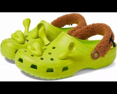 Crocs Shrek Classic Clog | Zappos.com Durable Green Casual Clogs, Casual Durable Green Clogs, Playful Plastic Clogs For The Beach, Playful Plastic Clogs For Beach, Playful Plastic Beach Clogs, Casual Green Sports Clogs, Green Waterproof Clogs For Outdoor Activities, Casual Plastic Clogs For Spring, Green Waterproof Synthetic Clogs