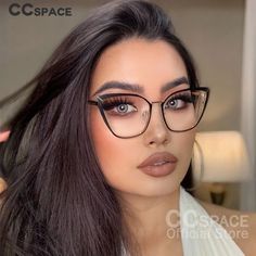 Cat Eye Glasses Makeup, Designer Glasses Frames, Chic Glasses