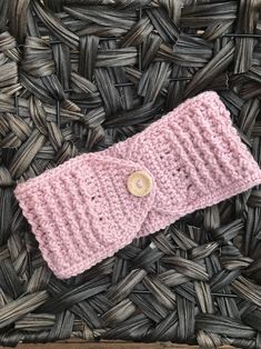 Ear Warmer Crochet Pattern, Crochet Headwrap, Ravelry Crochet Patterns, Ear Warmer Crochet, Stitches Pattern, Button Headband, Ravelry Crochet, Headband Crochet, Crochet Ear Warmer