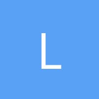 the letter l is shown in white on a blue background