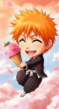 cute ichigo chibi Ichigo Bankai, Soul Reaper, Kurosaki Ichigo, Ichigo Kurosaki, Sweet Soul