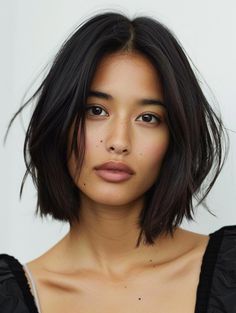 Best Long Bob Hairstyles for 2024: Trends and Inspiration Texturized Long Bob, Chocolate Brown Long Bob, Anh Co Tran Bob, Asian Long Bob, Thick Hair Long Bob, Long Bob 2024, Long Bob Brown Hair, Long Bob Straight, Bob Variations