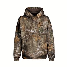 Real Tree Camo, Camo Hoodie, Real Tree, Realtree Camo, Knit Collar, Christmas List, Rib Knit, Hoodies Men, Camo