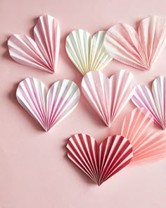 the cover of good things magazine features folded paper hearts