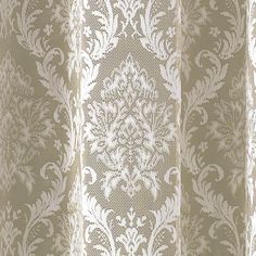 an image of a curtain with white lace on it