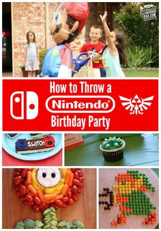 how to throw a nintendo birthday party