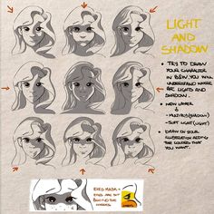 Drawing Lighting, Drawing Programs, Art Advice, Drawing Exercises, Drawing Studies, Photoshop Art