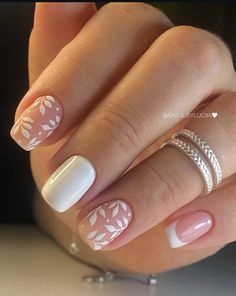 Pastel French Tips, Pink Wedding Nails, Elegant Touch Nails, Summer Nail Ideas, Summer Nail Designs, Cute Spring Nails, Matte Nails Design, French Acrylic Nails, Bride Nails