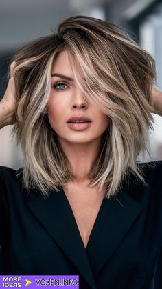 22 Choppy Bob Haircuts for All Shapes: 2024 Edition Mid Length Bob Haircuts For Women, Wispy Lob Haircut, Preppy Bob Haircut, Balayage Long Bob Blonde, Long Shaggy Bob Hairstyles, Mushroom Brown Bob Hair, Winter Lob Hair, Edgy Bobs For Thick Hair, Fall Bobs 2024