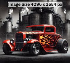 Hot Rod Autos, Sublimation Designs For Shirts, Designs For Shirts, Cool Car Pictures, Hot Rods Cars, Car Art, Hot Rod, Design Process, Sublimation Designs