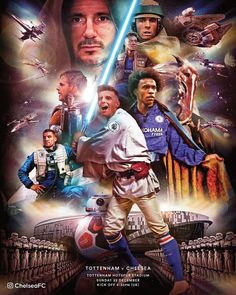 the movie poster for star wars, starring actors from all over the world in their uniforms