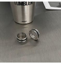 Men recommend size (7-8-9-10)Girls recommend size (6-7)Type: AccessoriesGender: MaleMaterial: Titanium steel Size 6 8 10 Perimeter 52.5mm 57.2mm 62.5mm Inner diameter 16.7mm 18.3mm 19.9mm Casual Silver Ring, Index Ring, Titanium Rings, Ring Shopping, 9 And 10, Ring Size, Size 6, Ring, 10 Things