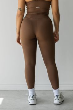 Our leggings are both flattering and supportive. They are high-waisted and feature a wide, double layered waistband that slims and hugs curves in all the right places. Plus, they are designed without a front seam. All The Right Places, High Waisted Leggings, Breathable Fabric, High Waisted, Leggings, Couture, Fabric, Design