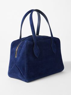 Suede Handbag, Suede Handbags, Personal Style, Bags Designer, Gold Tones, Gift Card, Shoulder Bag, My Style, Navy