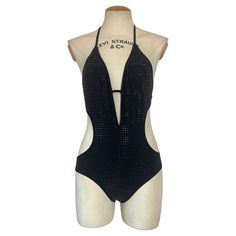 00s Gucci Crystal Embellished Cutout Black One Piece Bodysuit Swimsuit Swimwear. Size: M Condition: 9/10 Gucci Swimwear For Summer, Gucci Beachwear Swimwear For Summer, Gucci Fitted Summer Swimwear, Gucci Beachwear For Summer, Embellished Beachwear Swimwear For Party, Party Beachwear Bodysuit With Cutout, Cutout Beachwear Bodysuit For Party, Embellished Fitted Party Swimwear, Glamorous Embellished Fitted Swimwear