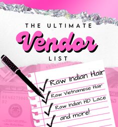 This is an INSTANT download, you will receive your download as a PDF file right after you purchase and you will receive a copy in your email. What's Included? With this list, you'll gain access to my trusted network of eight raw hair vendors; each rigorously tested for quality and reliability. Whether you're seeking hair for personal use or business ventures, these vendors offer the best investment you can make. The List Includes 6 Raw Indian Hair Vendors 1 Raw Vietnamese Vendor 1 Raw Indian HD Raw Hair Vendors, Vendor List, Raw Indian Hair, Best Investment, Hair Vendor, Indian Hair, Raw Hair, Business Venture, Indian Hairstyles