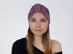 Elevate your comfort with our Cotton Jersey Turban. Whether you're recovering from chemotherapy or searching for a thoughtful gift, this turban is the perfect choice. Its soft  fabric and unique turban folds provide extra volume, making it ideal for those experiencing hair loss after chemotherapy. The versatile design complements any outfit, offering simplicity and ease of wear. Crafted from natural materials, this turban is gentle on the scalp and won't cause irritation. Choose from four stylis Jersey Turban, Chemo Gifts, Chemo Headwear, Hair Cover, Turban Hat, Turbans, Head Covering, Hair Accessories Headbands, Comfort Fit