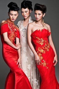 Exotic Dramatic, Gown Details, Red Gowns, Red Dresses, Satin Silk