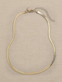 Women's Accessories | Banana Republic Factory Gold Nickel-free Snake Chain Jewelry, Nickel-free Gold Snake Chain Jewelry, Trendy Adjustable Snake Chain Jewelry, Gold Herringbone Necklace, Necklace Dress, Herringbone Necklace, Banana Republic Factory, Necklace Chain, Herringbone