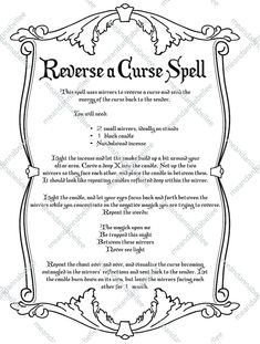 Reverse A Curse, Witches Dinner, Wiccan Wedding, Healthy Calories, Curse Spells, Paganism Spells, Heart Recipes, Annabel Lee