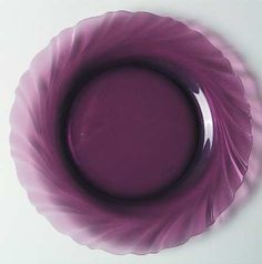 Rivage Amethyst Dinner Plate by Duralex | Replacements, Ltd. Purple Glassware, Purple Ceramic, Purple Home Decor, Stoneware Dinnerware Sets, Purple Swirl, Crystal Glasses, Stoneware Dinnerware, Love Potion, Purple Home