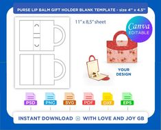 🔥 SAVE MONEY WITH THE BEST OFFER IN MY SHOP 🔥 https://withloveandjoygb.etsy.com/listing/1302751943 COMBO PACK INCLUDES OVER 1000 TEMPLATES: - all current templates in my whole shop; - new future templates that in production now; - bonus templates that will never be in my shop; - unlimited license to sell physical goods. ------------------------------------- ✅ BUY ANY 3 TEMPLATES WITH MAX OFF Add 3 or more templates to the basket and the discount will work automatically ------------------------ Earrings Key, Lip Balm Favors, Lip Balm Gift, Gift Holders, Template Png, Lip Balm Holder, Gift Diy, Lipstick Holder, Envelope Template