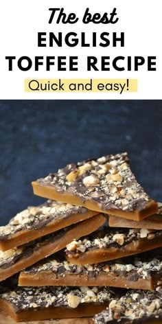 the best english toffee recipe quick and easy