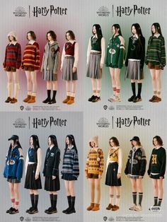 Hufflepuff, Ravenclaw, Slytherin and Gryffindor 🧙‍♀️🪄🦌��🏆 Cho Chang Outfit, Draco Malfoy Outfit Aesthetic, Harry Potter World Outfit Winter, Subtle Harry Potter Outfit, Wizarding World Outfit Ideas, Harry Potter Outfits Summer, Modern Harry Potter Outfits, Cute Hogwarts Outfits