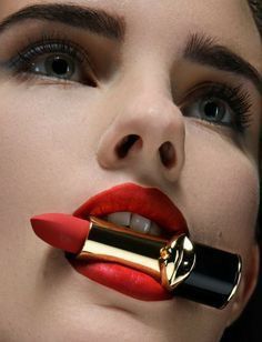 In Studio Photography, Lipstick Photography, Red Lipstick Shades, Studio Makeup