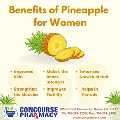 Benefits of Pineapple for Women #Pineapple #PineappleBenefits #WomenBenefits #Healthtips Benefits Of Pineapple For Women, Lowering Cholesterol, Ayurvedic Healing, Unbelievable Facts, Good Health Tips, Strong Hair