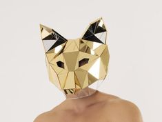 Animal Mirror, Animal Mouth, Mirror Mask, Stage Equipment, Ball Mask, Fox Mask, Head Mask, Rave Fashion, Mask Halloween