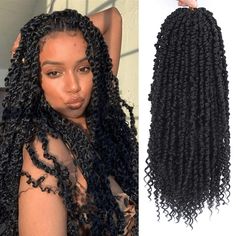 PRICES MAY VARY. ✅NAYOO PASSION TWIST HAIR - 100% Handmade by professional braid stylists(not manufactured). Pre-twisted passion twist braiding hair, no frizz, no chemicals, shedding free, tangle free, curly crochet hair extension for black women. ✅SIZE & COLOR - (8 Packs, Passion Twist Hair 18 Inch, 1B). Passion twist hair options: 9 size (6inch, 8inch, 10inch, 12inch, 14inch, 18inch, 20inch, 22inch, 24inch), 8 colors available (1B,#2,#4,T27,T30,TBUG,T350,T27/613). Weight: 50g/pack, 12 strands What Hair Do I Use For Passion Twist, Passion Pop Crochet Hair, Passion Twist Crochet, Passion Twist Hair, Synthetic Braiding Hair, Passion Twists, Braiding Hair Extensions, Curly Crochet Hair Styles, Crochet Hair Extensions