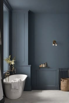 wall paint guide, charcoal blue paint, bathroom walls, SW 2739

home decorating, home interior design, interior bedroom design, kitchen designs Dark Navy Wall Paint, Bathroom With Painted Walls, Best Blue Accent Wall Color, Bedroom Bathroom Paint Combo, Victorian Blue Paint Color, Stormy Blue Paint, Soft Blue Grey Paint Colors, Peacock Wall Color, Deep Blue Grey Paint Colors