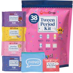 Teen Period Kit, Period Pack, Period Essentials, Period Starter Kit, Maxi Pads, First Period Kits, Feminine Wipes, Handmade Greeting Card Designs, Vacation Checklist