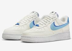 Nike Air Force 1 '07 'Sail Blue Chill'  [DO9786-100]   Condition: New with box, no lid   Men's Size: 7 Women's Size: 8.5 Measurement: 25_cm   Snkrs.supply sells 100% Authentic Nike Products.   Shipping: All purchases are shipped within 24-hours after payment is made. *** Sneakers that are sent to eBay Authenticators will require additional estimated delivery time. ***   Customer Service: If you have any questions, please feel free to contact us. We will respond back to you within 24 hours. If yo Nike Air Force Low, Nike Mens Shoes, Louis Vuitton Sneaker, Blue Chill, Air Force Shoes, Nike Air Vapormax Plus, Nike Air Pegasus, Nike Models, Nike Air Force 1 07