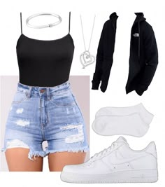 Cute Summer Outfits For Women 20s, Baddie Summer Outfits School, Really Cute Outfits For Summer, Baddie Outfits For School Summer, Swaggy Outfits Summer, Baddie Outfits Casual Summer, Spring Birthday Nails, Teen Swag Outfits Summer, Spring Baddie Outfits