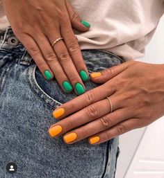 Summer Nails 2023 Gel, Summer Nails 2023 Color Trends, Nails 2023 Color Trends, Gel Summer Nails, Beautiful Summer Nails, Nails 2023 Gel, 2023 Color Trends, Different Color Nails, Summer Nails Summer