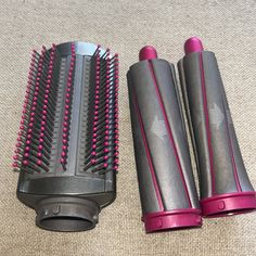 Dyson Airwrap Accessories New, Never Used. No Box. I Accept Offers. Dyson Airrap, Dyson Airwrap, New Color, Women Accessories, Pink, Color