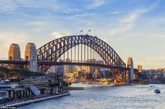 the sydney harbour bridge is one of australia's most famous bridges