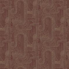 a brown and black wallpaper pattern with circles on the bottom, in shades of red