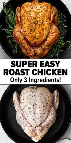 whole roast chicken in the oven Oven Baked Whole Chicken, Whole Chicken In Oven, Whole Chicken Recipes Oven, Baked Whole Chicken Recipes, Oven Roasted Whole Chicken, Whole Roast Chicken Recipe, Whole Roast Chicken, Whole Baked Chicken, Roasting Chicken