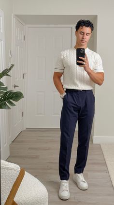 Casual Fit For Men, Men Work Casual Outfit, Shopping Outfit Men, Man Work Outfit, Business Casual Men’s, Mens Office Wear Work Outfits Smart Casual, Men Spring Outfits Classy, Casual Business Outfit Men, Guys Old Money Outfits