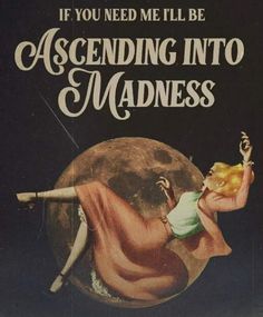 an advertisement for the movie ascending into madness, with a woman holding a doll