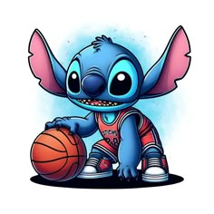 an image of a cartoon character with a basketball