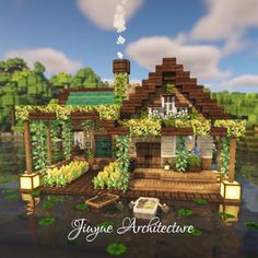 minecraft ideals houses Floating Cottage, Minecraft Houses Survival, Minecraft Houses Blueprints, Minecraft Interior Design