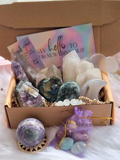 Crystal Mystery Box Healing Crystal Kit Crystal Surprise - Etsy Luxury Crystal-embellished Jewelry As A Gift, Luxury White Crystals For Gift, Luxury Hallmarked Gemstones As Gifts, Luxury Elegant Gemstones As Gift, Elegant Luxury Gemstones For Gift, Luxury Amethyst Crystals For Gift, Luxury Clear Crystals For Gifts, What Crystals Can Go In The Bathroom, Luxury Vs Clarity Gemstones As Gift