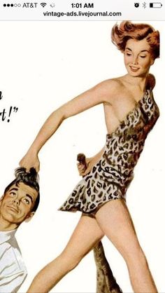 a man is standing next to a woman in a leopard print dress, with the caption'i love you right now '